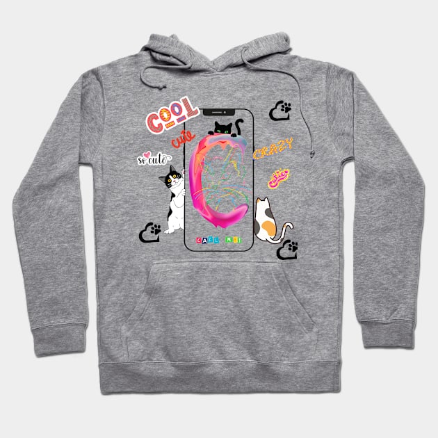 C is for cats Hoodie by Joy-Graphix